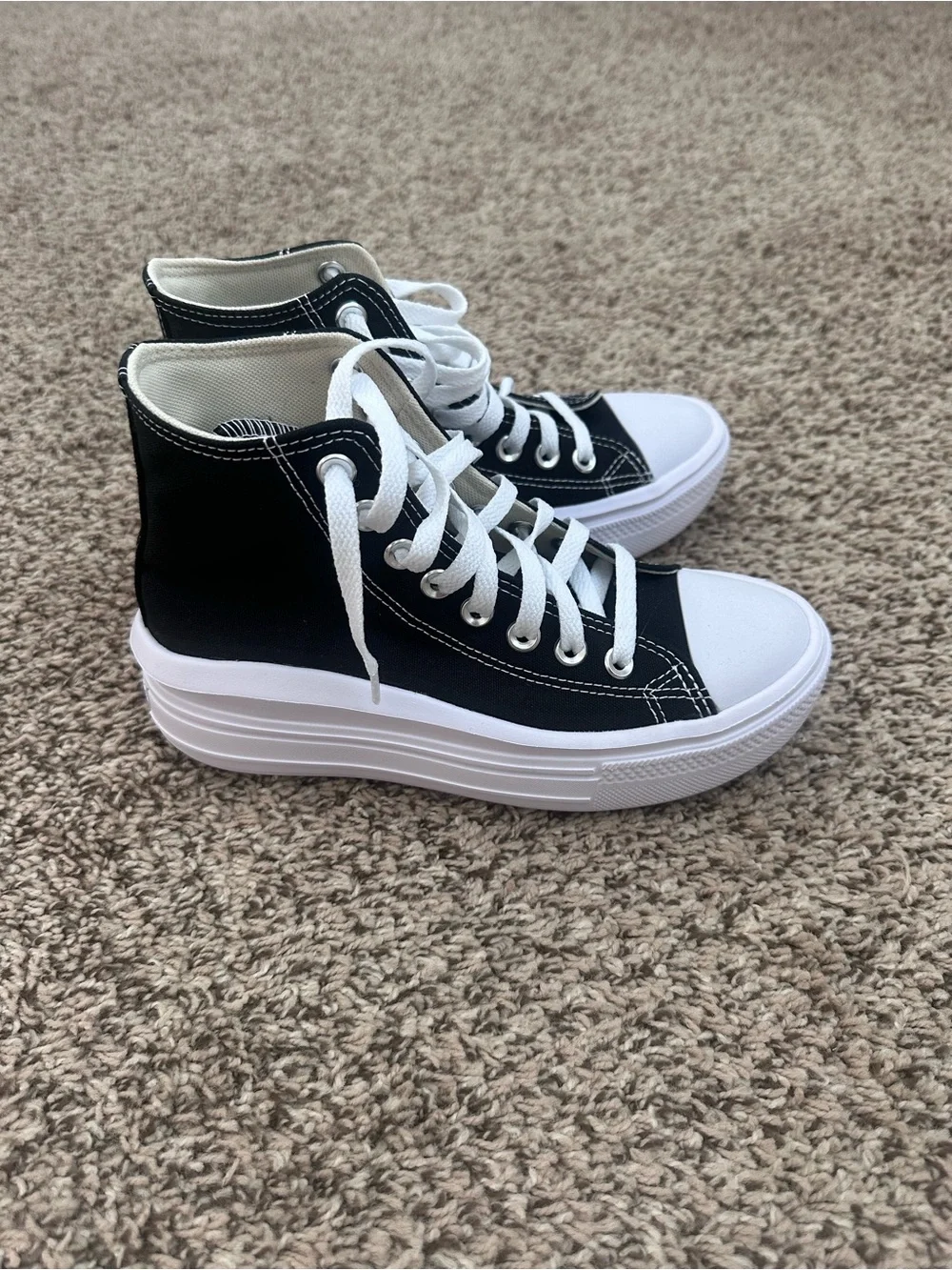 ❗️DISCONTINUED Converse Chuck Taylor Move High Top Platform Women’s Size 7 Black